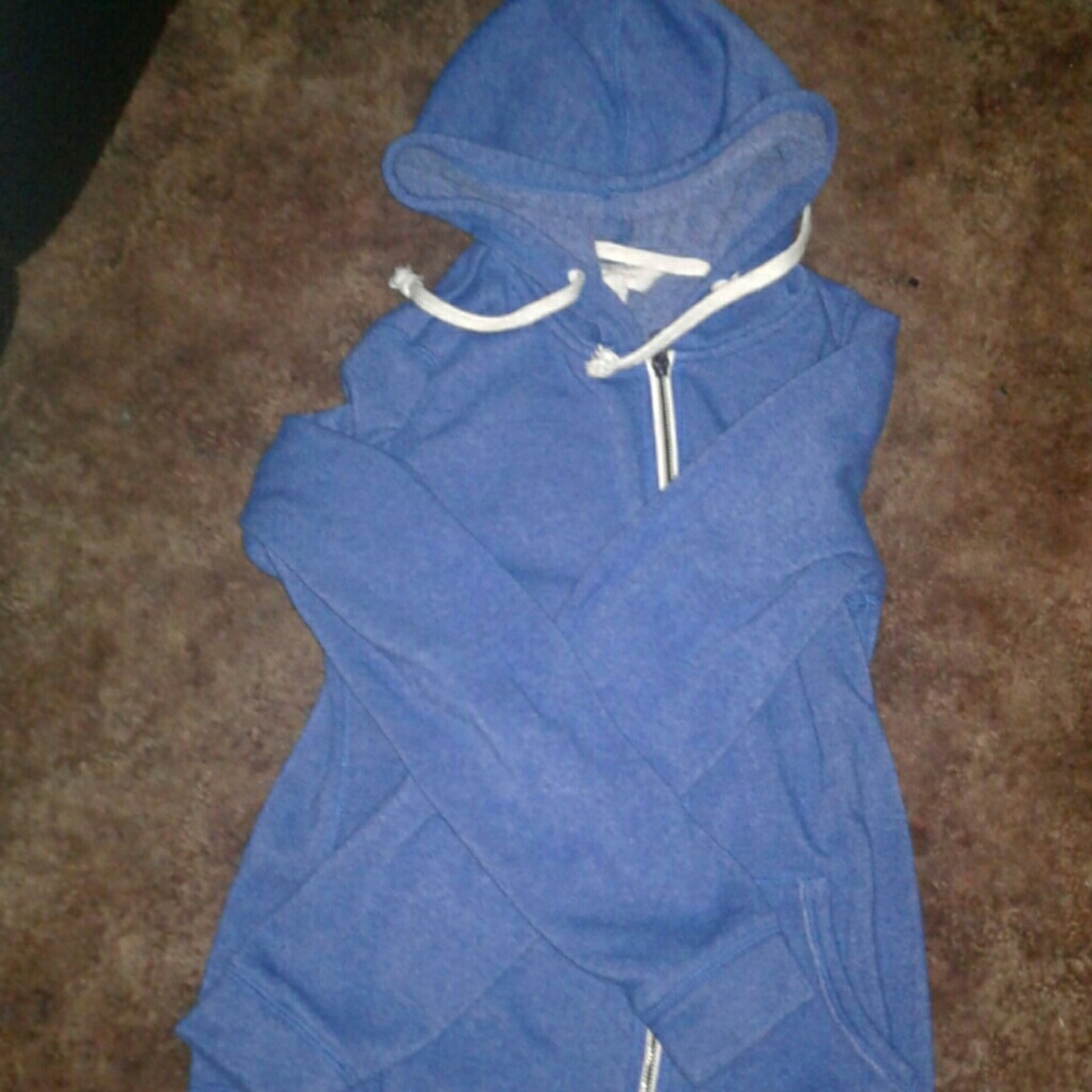 Blue hoodie